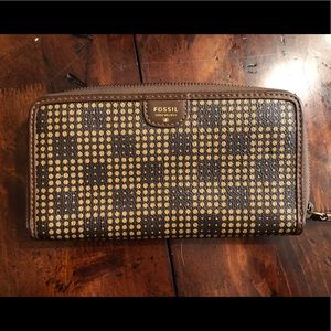 Authentic fossil wallet